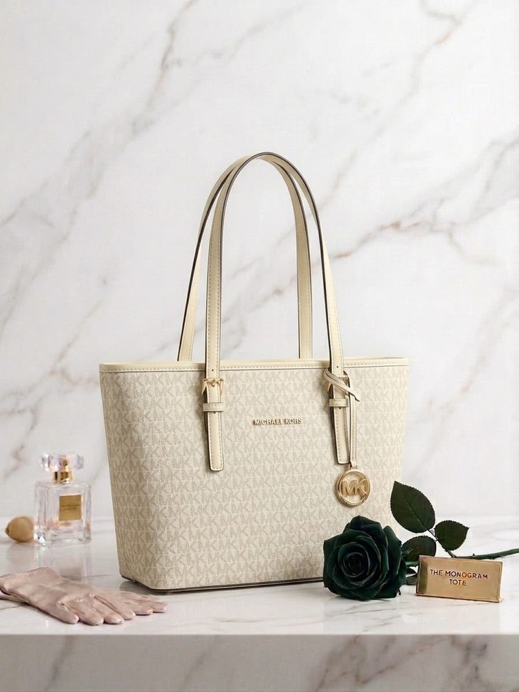 Michael Kors Jet Set monogram-print tote bag